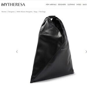 MM6 Triangle Tote (Faux Leather)